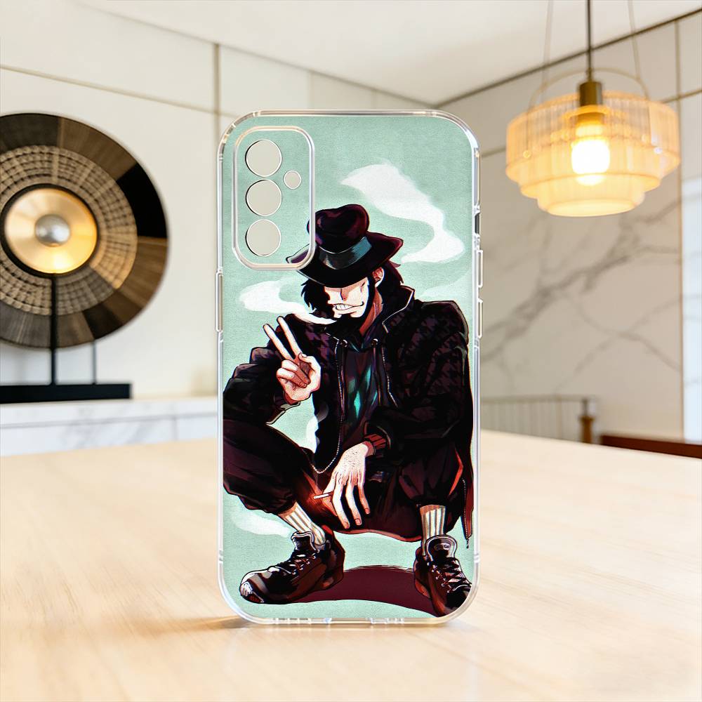 Lupin the Third Daisuke Jigen Phone Case Transparent Silicone Soft For SamsungA10,12,20,21S,30,31,40,50,51,52,70,71