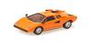 MiniChamps 1/87 Lamborghini Countach LP400 1974 Orange MINICHAMPS Countach HO Scale Die-Cast Model Car