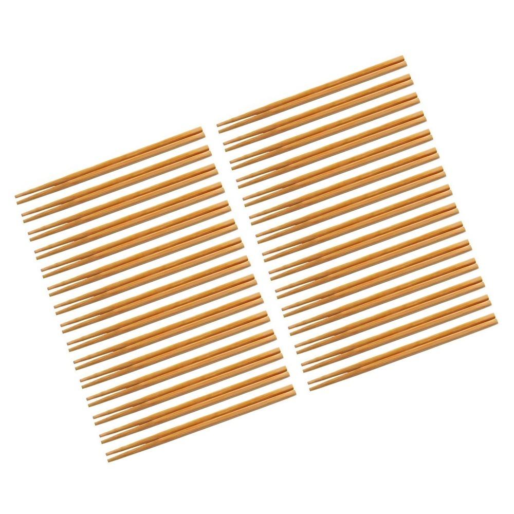 30 Pairs Solid Food Chopsticks Smooth Tableware Dining Chopsticks Restaurant Dining