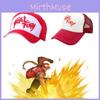 Хлопковая кепка с вышивкой в стиле Терри Богарда из Fatal Fury для хип-хопа и уличного стиля