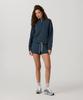 VUORI [Female] Pique Fleece Half Zip_Ocean Vr26120030