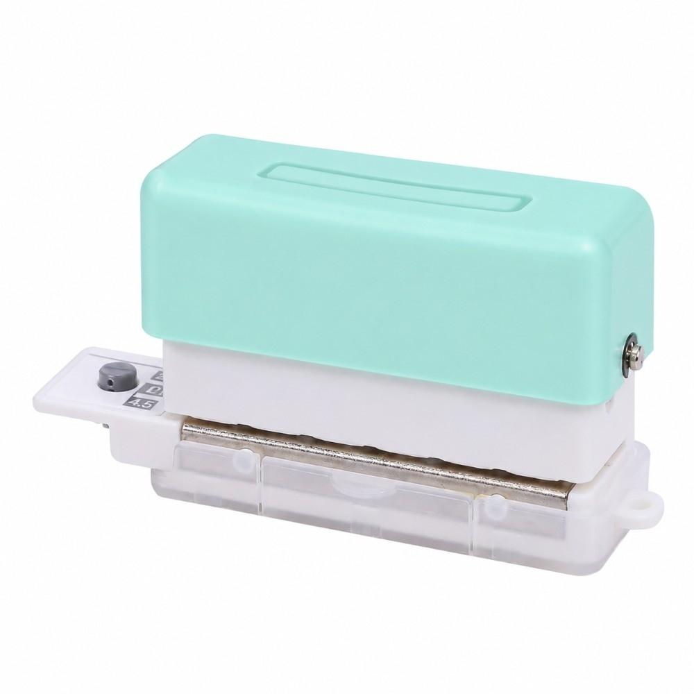 ABS Loose Leaf Punching Machine Practical Manual Puncher Durable 6 Hole Paper Punch Paper Crafting