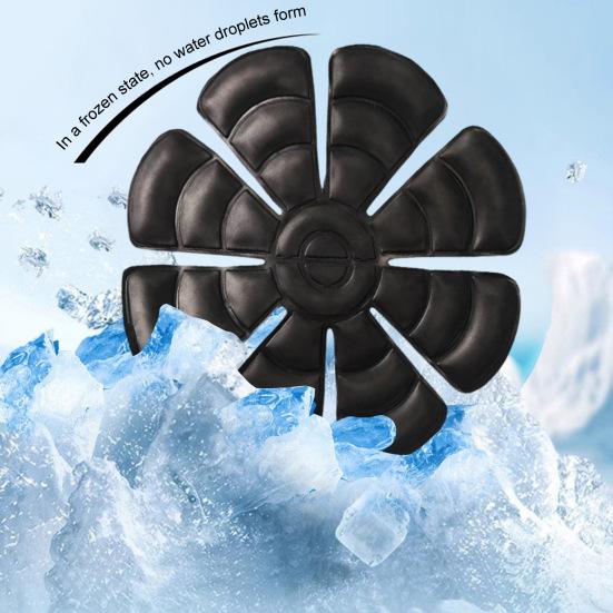 Охлаждающий гель для шапки, пакет со льдом, летний велошлем для езды на велосипеде, вставка для шапки, многоразовая подкладка для снятия жара, мигрени, снятия стресса, охлаждающая подкладка для головы, подкладка для шапки