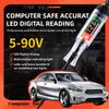 6V 12V 24V Car Truck Voltage Circuit Tester Digital LED Probe Test Pen Auto Diagnostic Repair Tool with Measuring Function