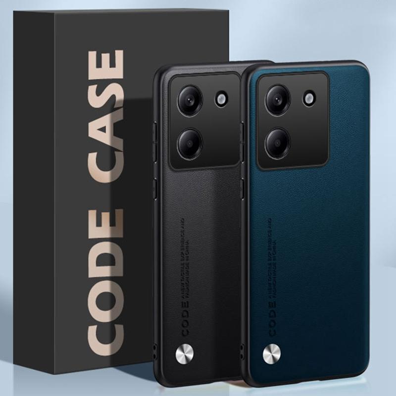 Роскошный чехол из искусственной кожи для Xiaomi Poco M7 Pro 5G, задняя крышка, матовый силиконовый чехол для телефона с полной защитой TPU для PocoM7 Pro M7Pro