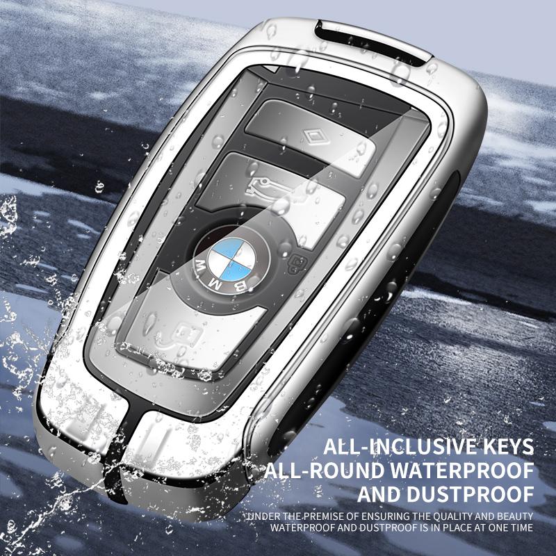 ZFAL7 For BMW 1 3 5 7 Series X1 X3 X4 X5 F10 F15 F16 F20 F30 F18 F25 M3 M4 E34 Car Key Cover Case Holder Key Shell Keychain Accessorie