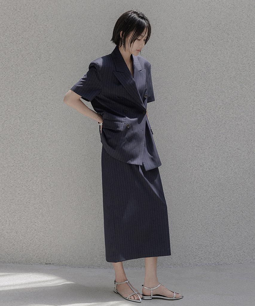 Memua Fin St Summer Cool Double Jacket Set (Navy)