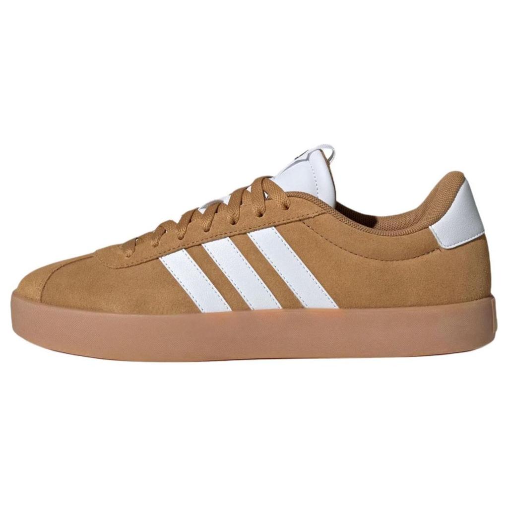 adidas Vl Court 3.0 Удобные Универсальные Амортизирующие Прочные Низкие Кеды для Скейтборда Унисекс Коричневые ID9183