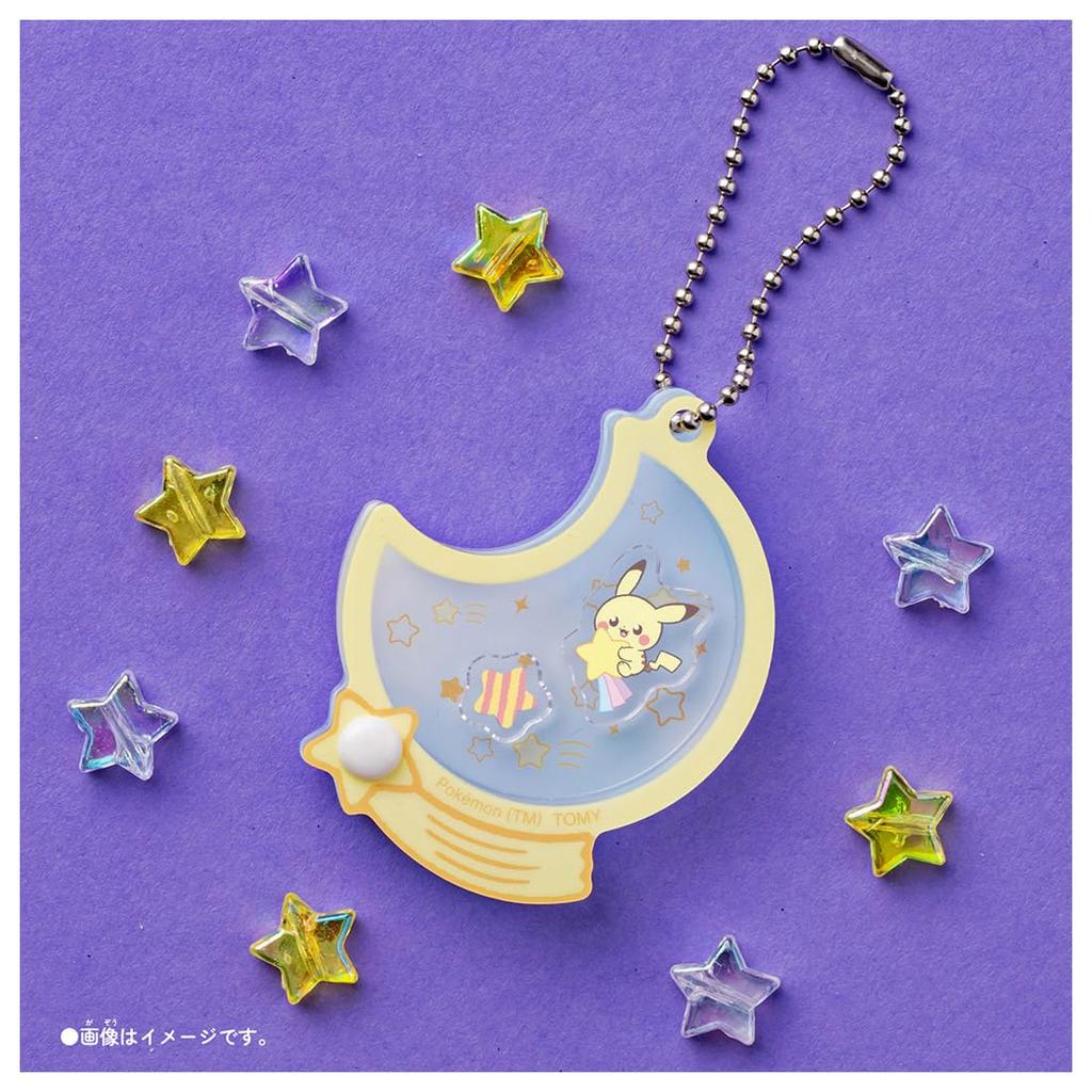 Коллекция движущихся акриловых брелоков Pokémon PokéPiece ~Звездная ночь~ Коробка