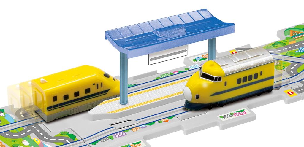 Masudaya Corporation Panel World Run Shinkansen Stop & Go 922923 Набор 'Доктор Йеллоу' Игрушечный Транспорт Поезд Для детей от 3 лет и старше 480-1743