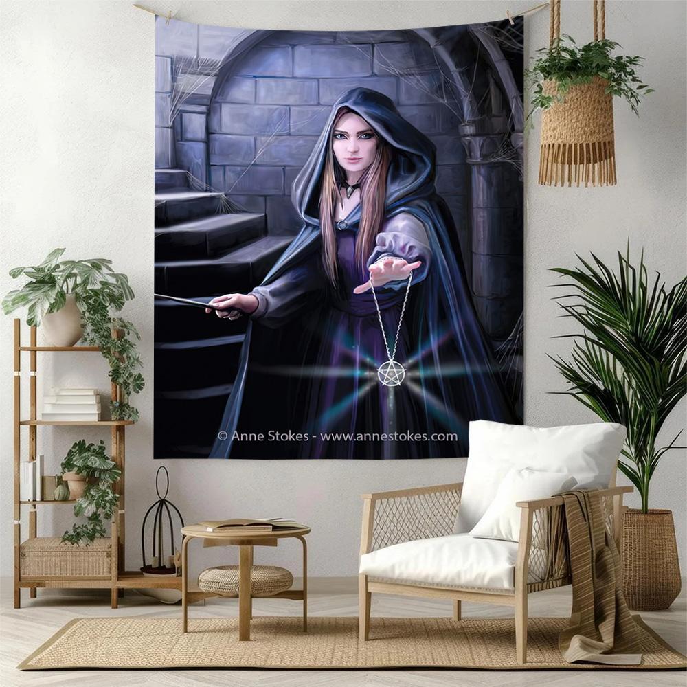 Gothic Style Wall Decor Tapestry Art For Pet Memorial Birthdaywedding Party Backdrop Family Gift