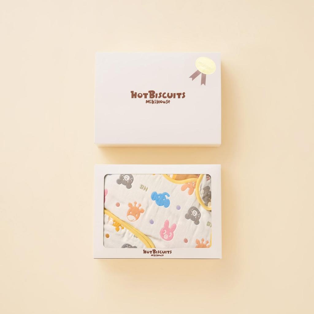 MIKI HOUSE HOT BISCUITS Gauze Sleeper Set for Boys and Baby One Size Fits Girls, & Kids, Multicolor, All, 74-9953-140