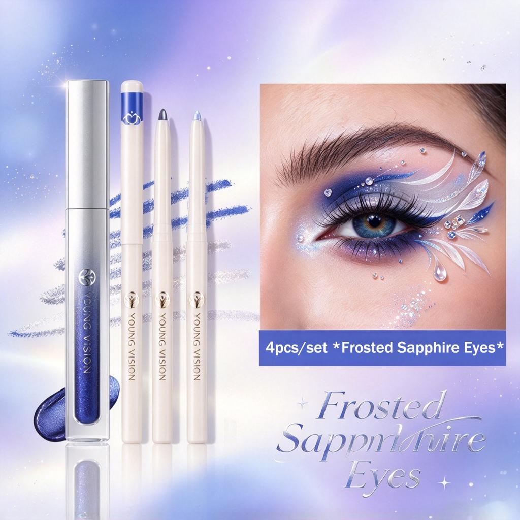 YOUNG VISION Colored Eyeliner Pencil Set, Waterproof Matte & Shimmer Eyeliner Pen, Smooth Long Lasting Eye Liner for Rainbow Makeup