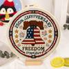 Liberty Bell Cross Stitch US 250th Anniversary Cross Stitch Kit Patriotic Cross Stitch DIY Kit with Fabric Threads Needle Christmas Gift