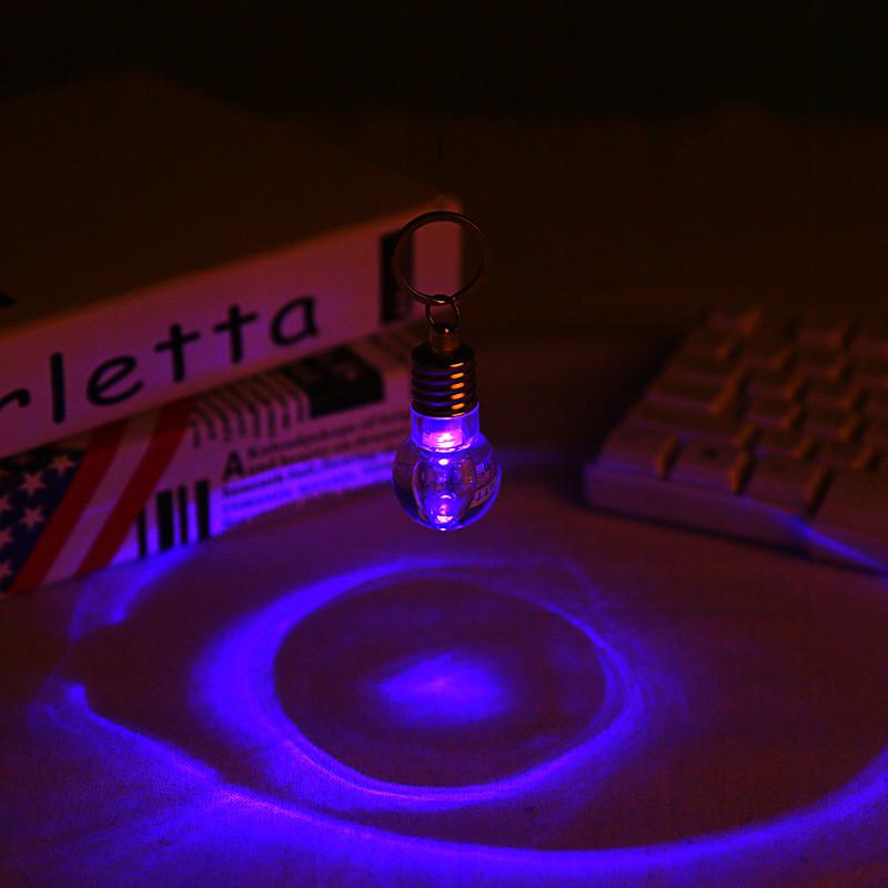 Модный красочный меняющийся светодиодный фонарик, мини-светящаяся лампа, брелок для ключей, креативные игрушки, подарок