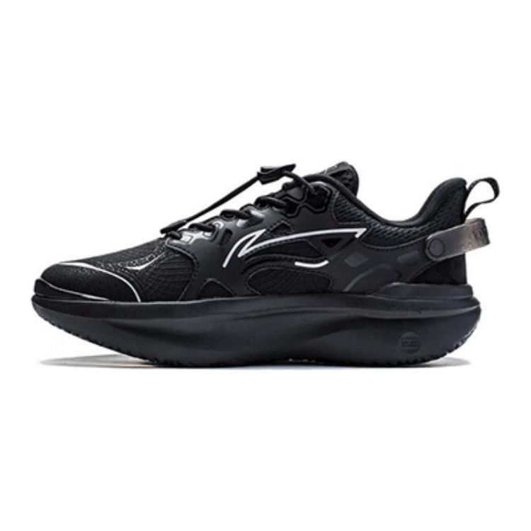 Li Ning Comfortable Non-Slip Wear-Resistant Low-Top Running Shoes Kids Sneakers Black YKCT148-3