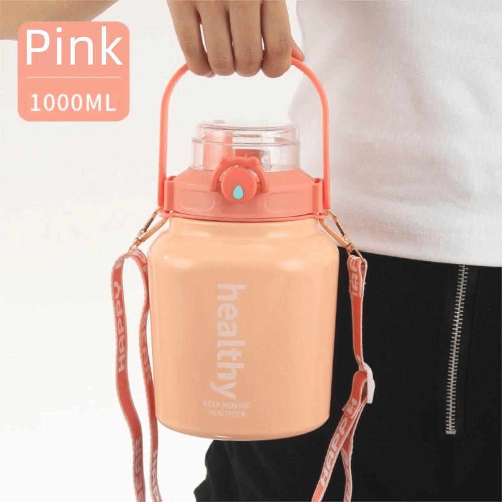 Термос из нержавеющей стали, вакуумная кружка, большая емкость, спортивная бутылка для воды, термокружка для детей