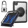 Tablet Case For iPad Air (2022)/(2020)/Pro 11 (2022)/(2021)/(2020)/(2018) PC + TPE Cover with Hand Strap and Shoulder Strap