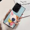 Бультерьер Собака Милые Щенки Мягкий Чехол для Телефона для Samsung Galaxy S24 S25 FE S26 Edge S23 Ultra S22 Plus S21 + Ударопрочный Чехол B