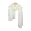 Women Scarf Shawl Solid Color Furry Trim Versatile Shawl Wrap Soft Warm Long Scarf Winter Costume Accessory