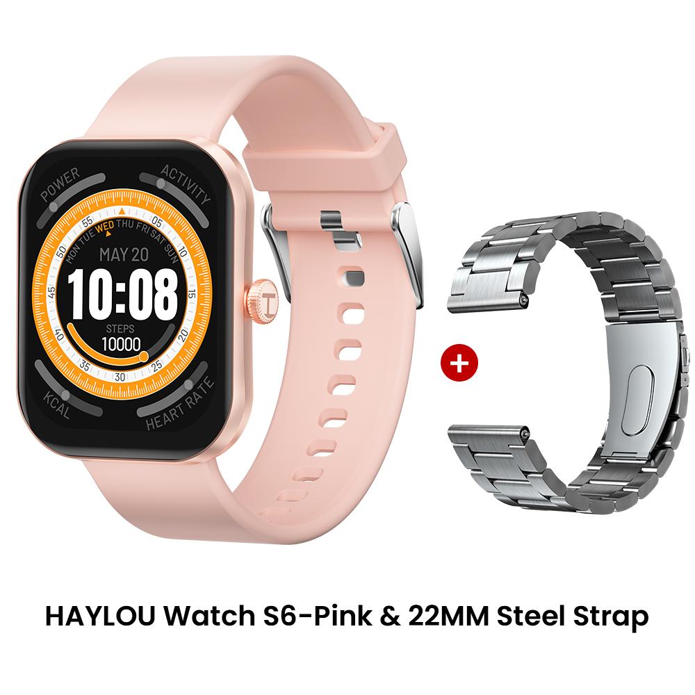 HAYLOU Watch S6 Умные часы 2,01" HD-дисплей Умные часы Bluetooth Голосовые вызовы IP68 Водонепроницаемые Отслеживание активности Умные часы