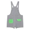 S-XXL Men Cartoon Dinosaur Printed Overalls Pajamas Back Color Blocking Pockets Adjustable Straps Bib Shorts Rompers Sleepwear