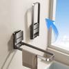 Съемная вешалка для полотенец Компактная конструкция, экономящая место Удаление без повреждений Простая установка Влагостойкий материал