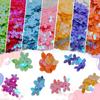 10mm 10g Five-Leaf Flower-Shaped PVC Mixed Sequined Star Glitter Sewing Clothing DIY Home Decoration Accessories Crafts