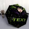 Personalized Name Villain Print Umbrella - Automatic Open/Close, Eight-Rib Durable Frame, Automatic Folding Umbrella