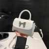 High-end Fashionable Small Bag for Women's New Popular Versatile Crossbody Bag Bow Trendy Mini Square Bag