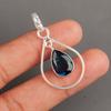 London Blue Topaz Gemstone 925 Sterling Silver Jewelry Handcrafted Pendant 1.60" PP-3-9