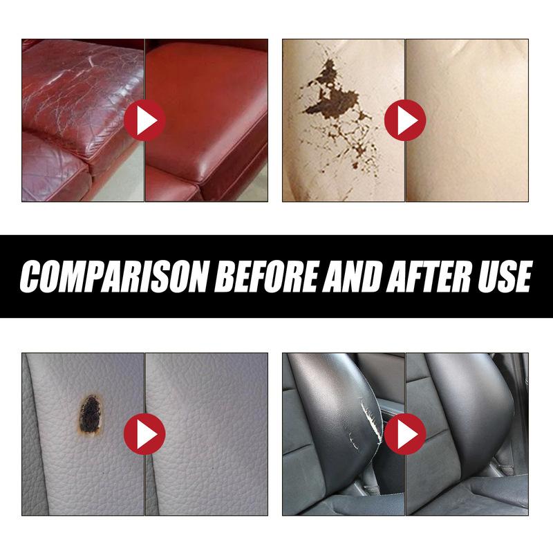 60ml Leather Filling Paste | Car Seat Repair | Cracks, Burns & Holes Restoration