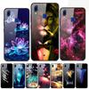 Для Vivo Y93 Lite Чехол Закаленное Стекло Печатная Задняя Крышка Жесткий Чехол Для Coque Vivo Y93 Lite Y93Lite Чехол для Телефона fundas Y 93 Lite