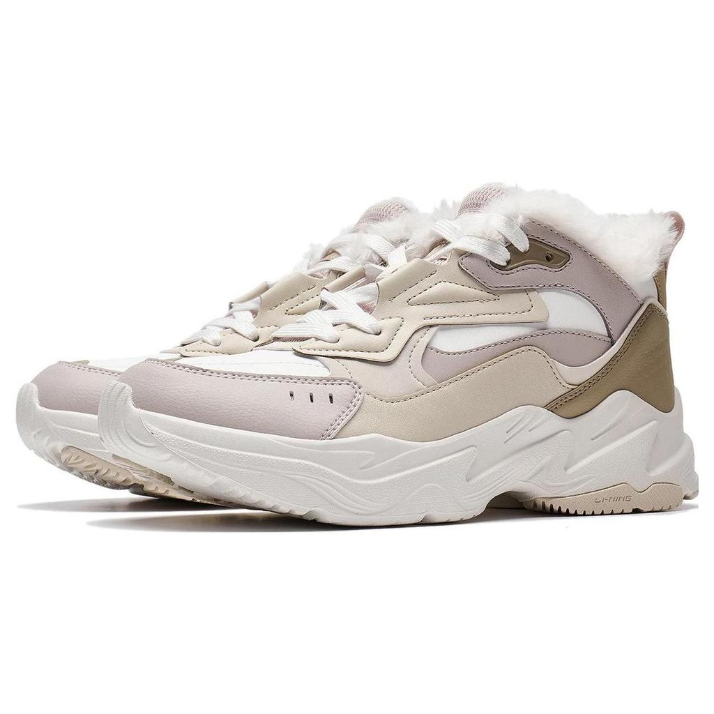 Li-Ning Defender Нескользящие износостойкие низкие повседневные туфли женские кроссовки Off-White AGLT128-3
