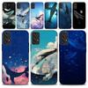 Очаровательный чехол для телефона с рисунком кита для Samsung Galaxy S22 S23 Ultra S21 S20 FE Plus Note 20, мягкий чехол