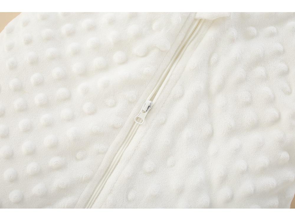 Спальный мешок без рукавов из плотного детского бархата для осени/зимы