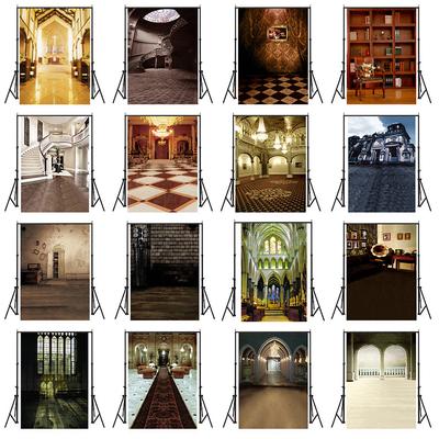 Церковный фон для декорации на Хэллоуин, Рождественской вечеринки, Реквизит для фотостудии, Фоны для дома и мероприятий, Свадебный декор