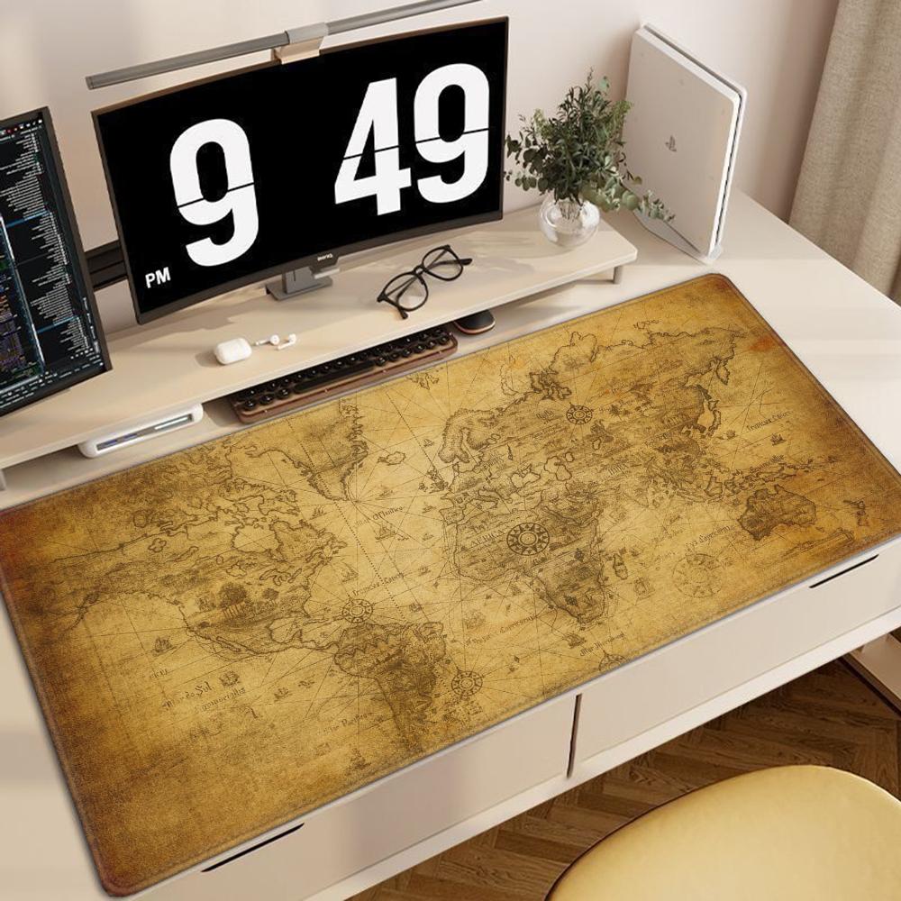 Ancient map of Middle-earth Large Mouse Pad XXL Gaming Desktop Carpet Laptop Desk mat Table Keyboard Accessories Rug 1000×500