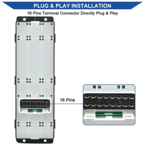 Power Window Switch Controller Button For 2012-2017 Hyundai Veloster 93570-2V000