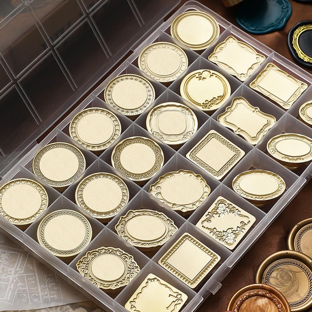 Фоторамка Сургучная печать Винтаж Может держать фотографии Печатающая головка для открыток конвертов свадебных приглашений скрапбукинга