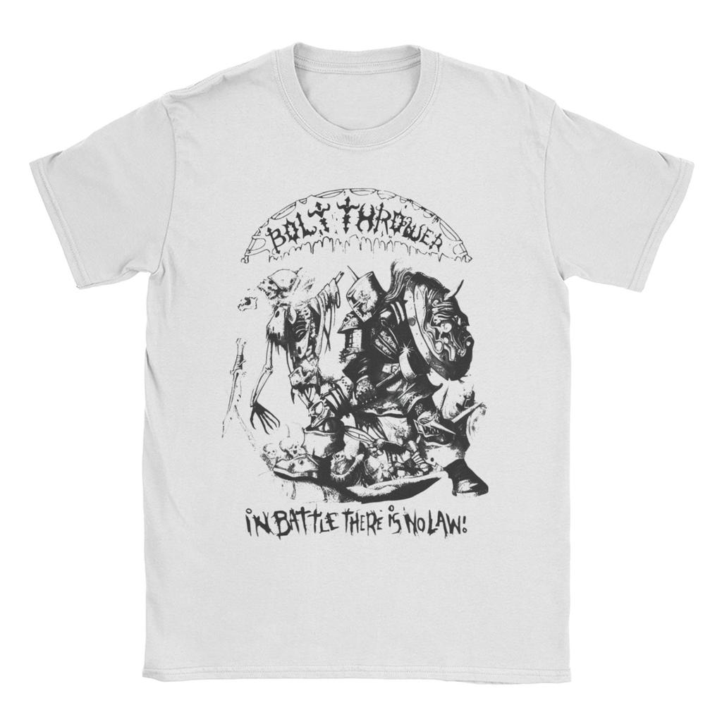 Bolt Thrower Rock Band Logo T Shirts Men Women's Cotton Crazy T-Shirts Round Collar Tee Shirt Short Sleeve Clothes Summer
