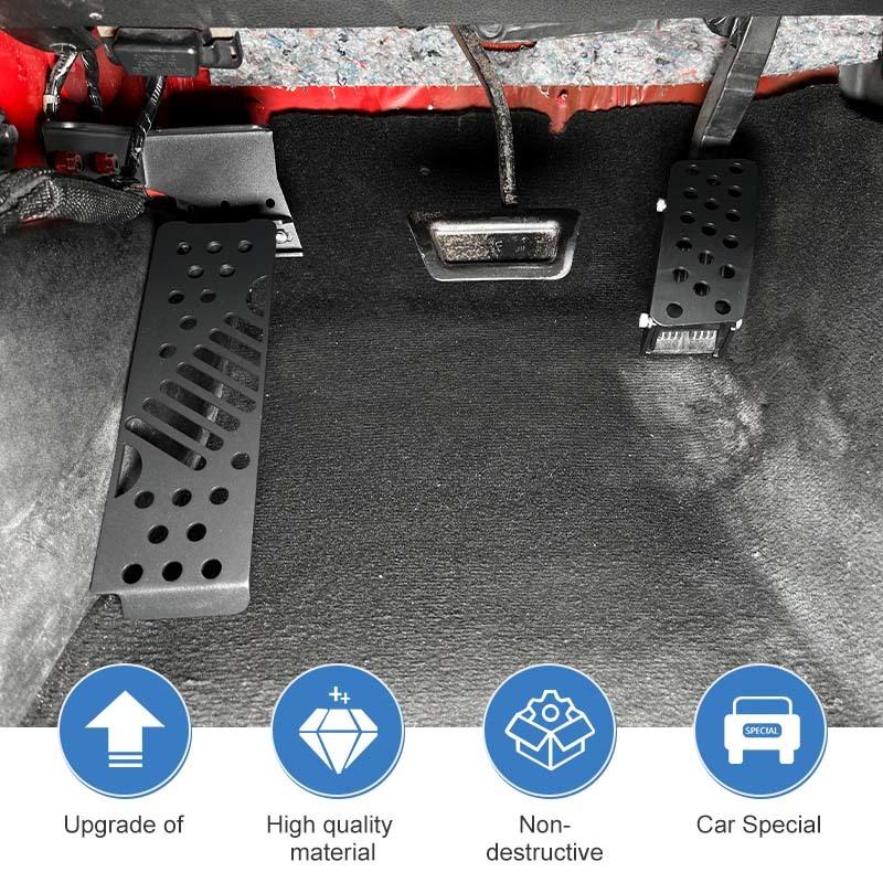 Педаль акселератора Левая педаль для отдыха ноги Для Jeep Wrangler JK 2007-2017 Аксессуары для интерьера автомобиля