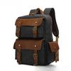 Backpack Student Bag Retro Shoulder Travel Bag Outdoor Sports Waterproof Waxed Canvas Travel Bag