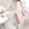 Fan Ita Tote Bag with Plushie Window [Riridear] Riridear Bag, Bag, (Yellow)