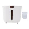 22 Lb Rice Dispenser Container Airtight Transparent Window Rice Storage Bin with Cup
