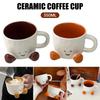 Kawaii Hand Pinch Feet Ceramic Coffee Cup Household High Appearance Level Water Cup Milk Mug Dormitory Home Gifts Mark Cup
