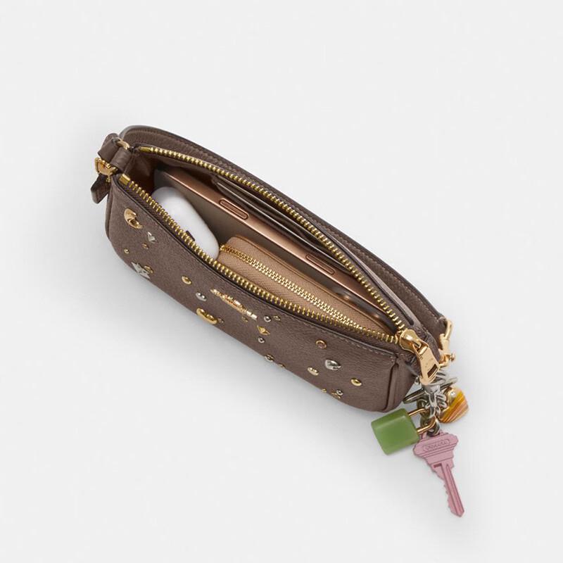 Сумка на плечо COACH Nolita 19 из канвы с фирменным узором