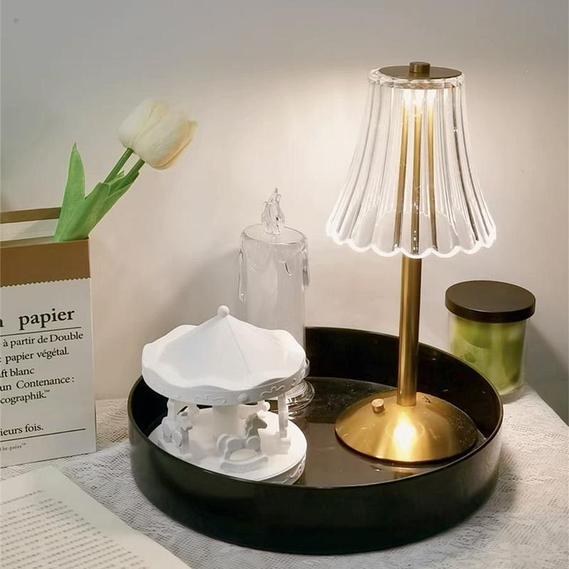 Ретро Простой Маленький Ночной Светильник Скандинавский Креативный Диммируемый Прикроватный Светильник Гостиная Ресторан Кабинет Роскошный Настольный Декоративный Светильник