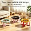 With Stand Pet Food Bowl Bite-resistant Cat Bowl Anti-Choke Slow-Feeding Bowl  Outdoor Use