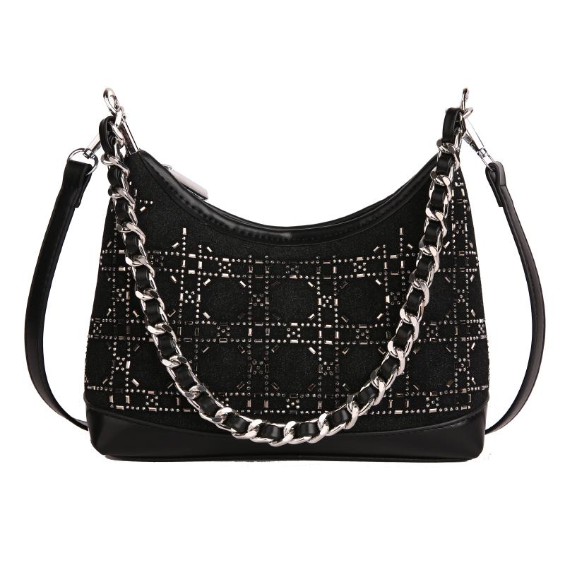 ПУ Однотонный Швейный Бост Осень Новый Универсальный 2026 Сумки для Женщин ЦЕПИ Большая Вместимость Для Поездок на Работу Сумки через Плечо